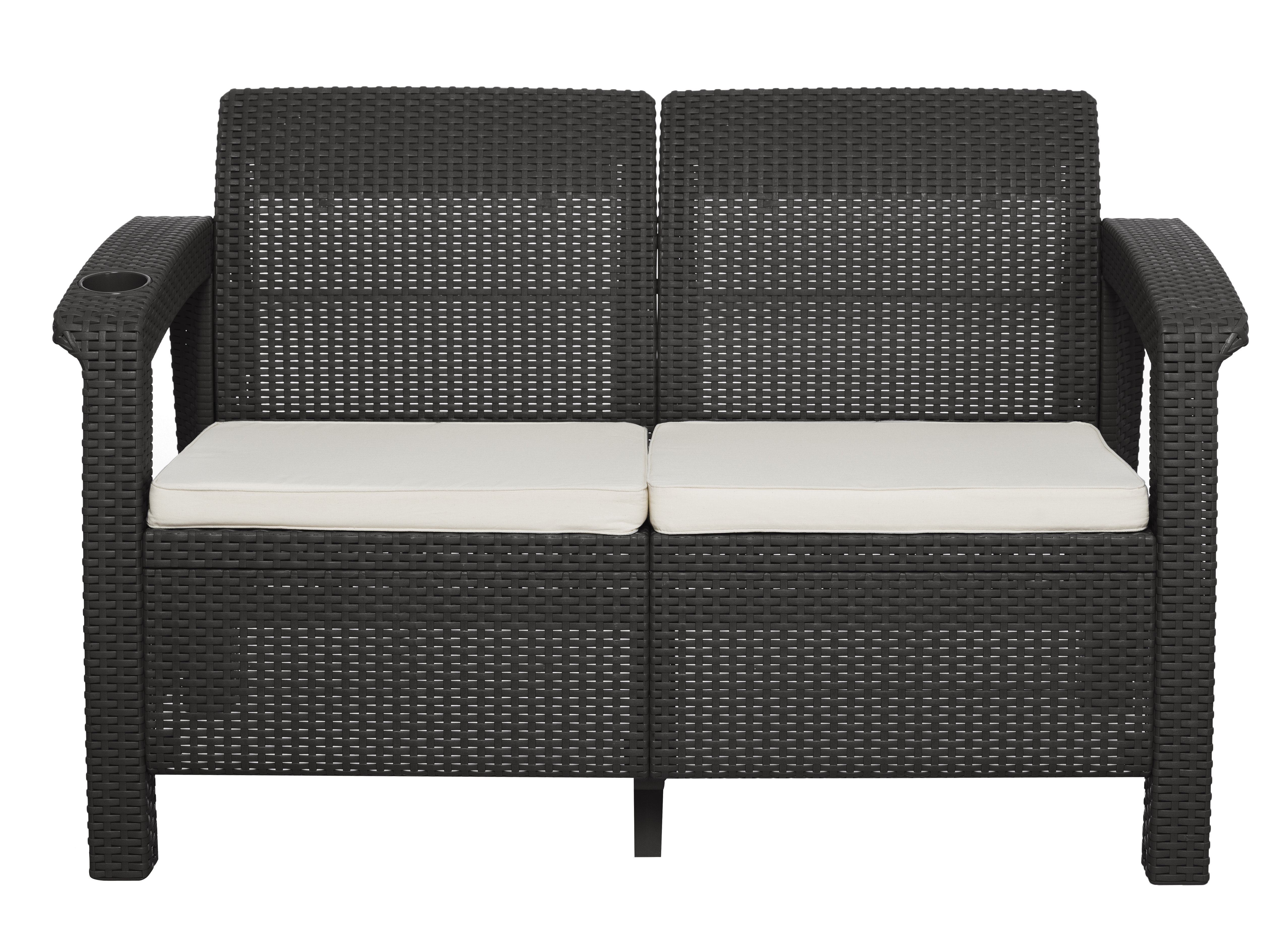 Canora Grey Escolta Loveseat With Cushions Wayfair