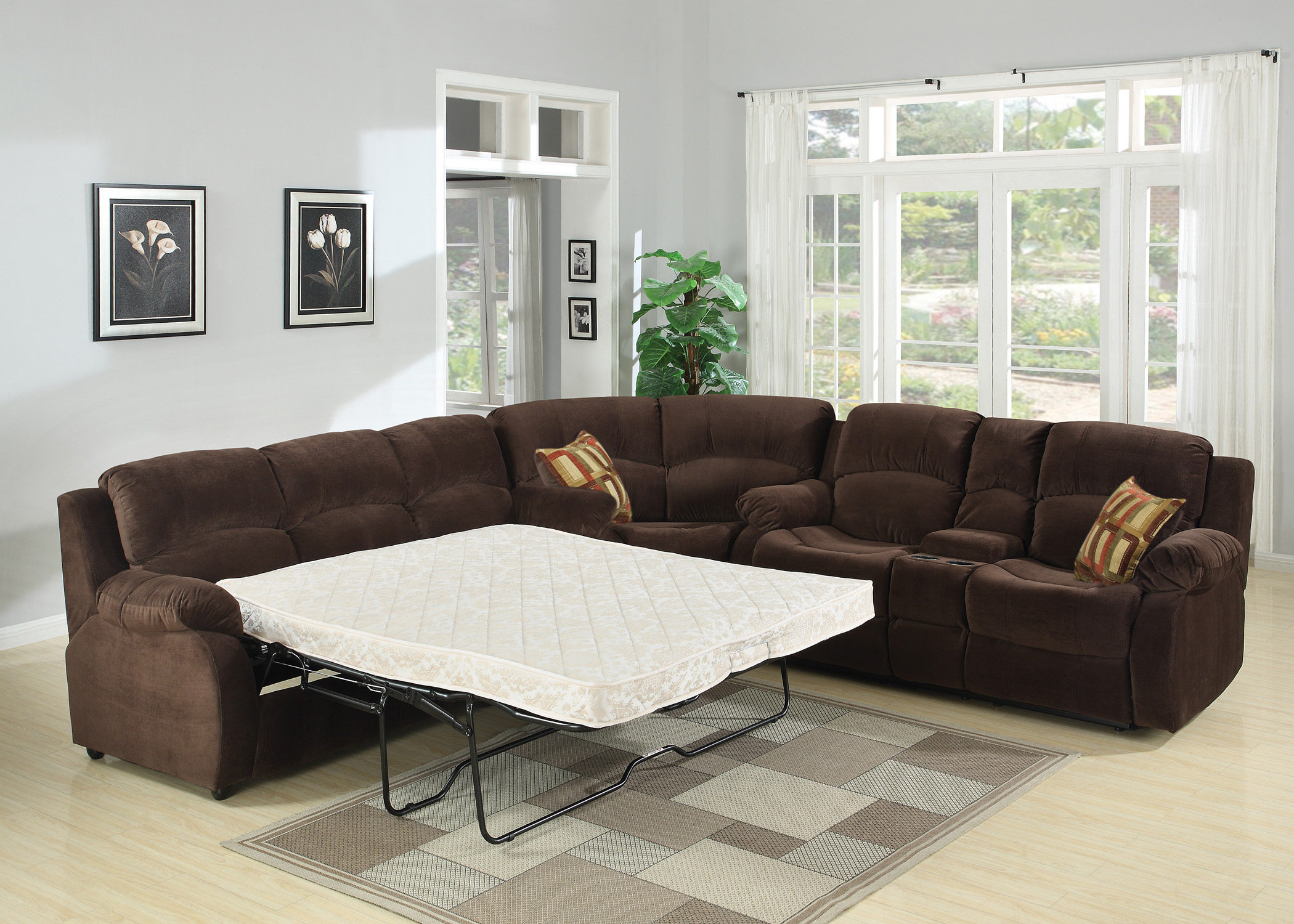 Red Barrel Studio Kulp Sleeper Sectional Reviews Wayfair