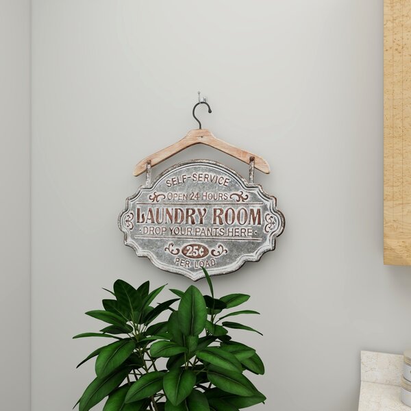 Rustic Laundry Room Wall Hanging Sign Do It Yourself Plaque Wash Room Decor 