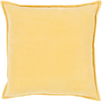 wayfair yellow throw pillows