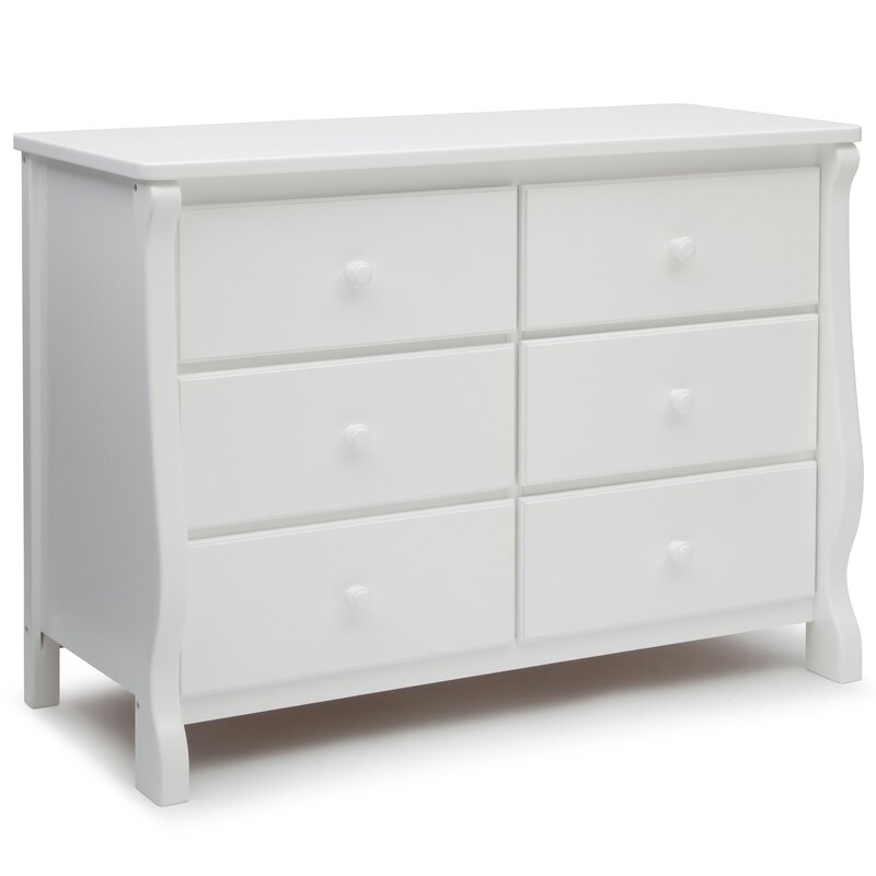 delta gray changing table