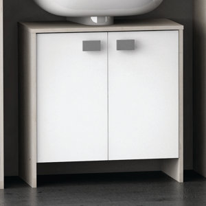 60 cm Freistehender Waschbeckenunterschrank Hawa..