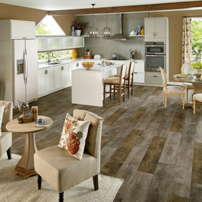 Armstrong Flooring Vivero Best Glue Homespun 9 X 48 X 2 5mm Luxury Vinyl Plank Wayfair