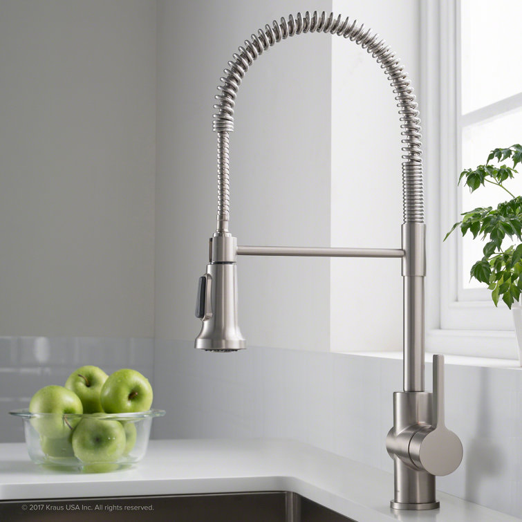 Brittâ¢ Pull Down Touch Single Handle Kitchen Faucet with Optional Soap  Dispenser