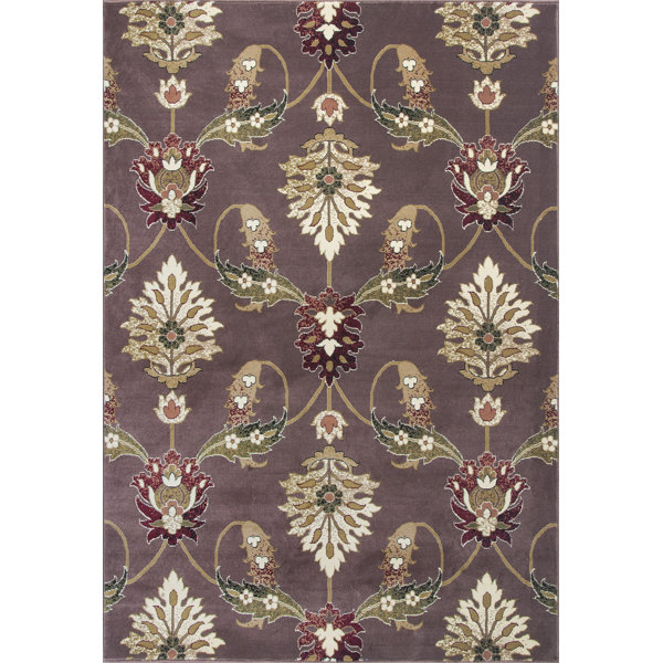 Charlton Home Greenfield Plum Area Rug Reviews Wayfair