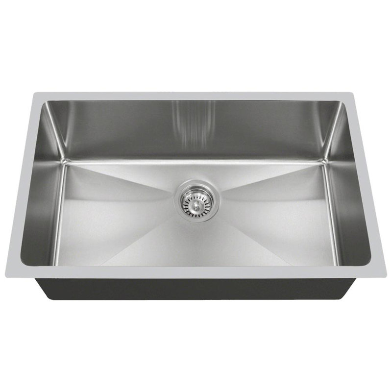 Mrdirect Stainless Steel 32 L X 18 W Undermount Kitchen Sink Reviews Wayfair