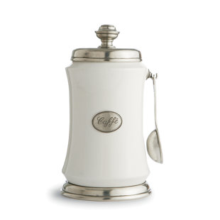 Coffee Canister With Spoon Wayfair Tuscan Coffee Jar