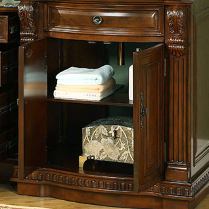Bathroom Vanity Hutch silkroad exclusive empress 85" double bathroom vanity set Bathroom Vanity Hutch silkroad exclusive empress 85" double bathroom vanity set