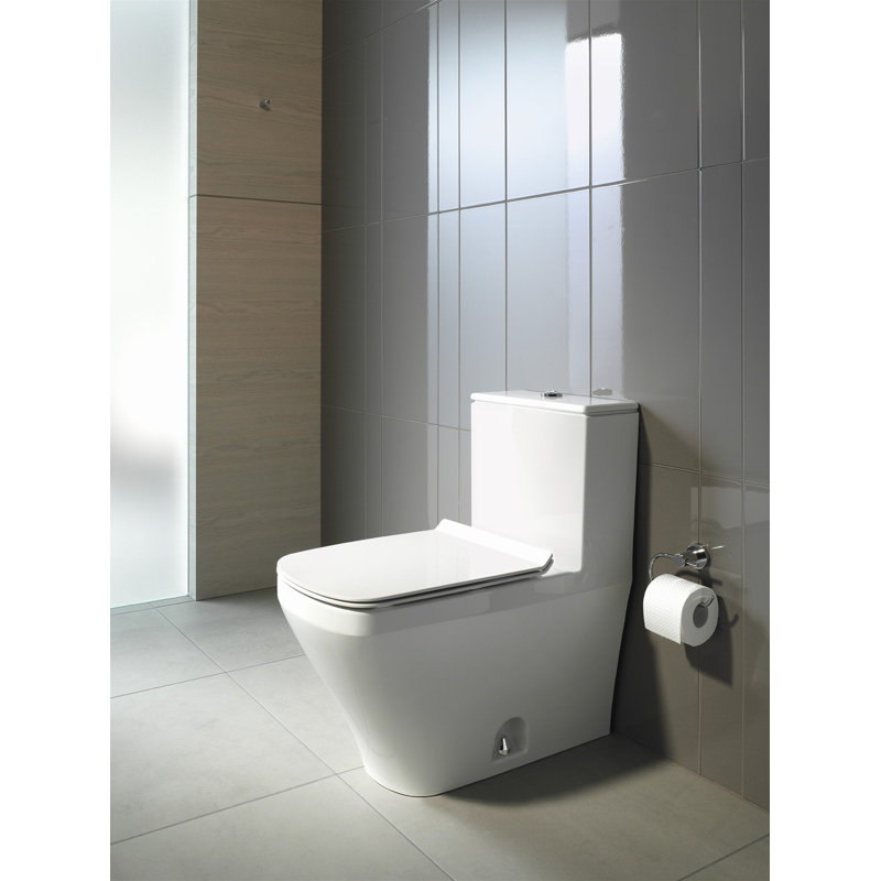 Duravit Durastyle Dual Flush Elongated One Piece Toilet Seat Not Included Reviews Wayfair