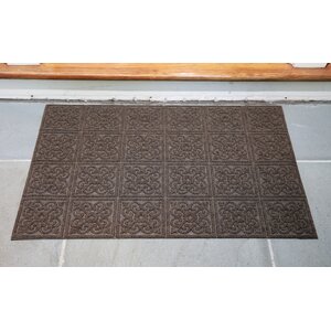 Gladiola Rectangle Rubber Back Doormat