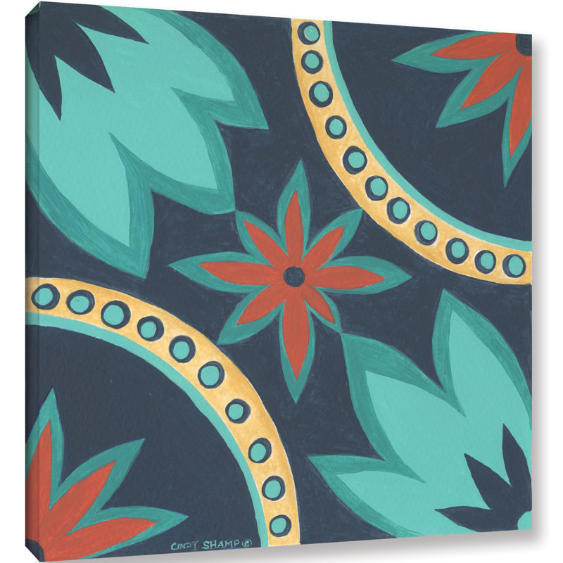 Bungalow Rose Boho Chic 1 Painting Print On Wrapped Canvas Wayfair