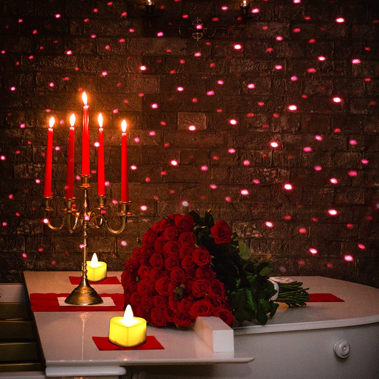 Flameless LED Electronic candle Flickering Tea Light Battery Valentine Wedding 