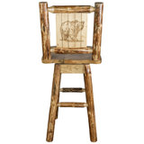 Tustin 24 Wood Swivel Bar Stool by Loon Peak®