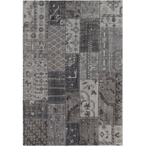 Casselman Patterned Contemporary Gray Area Rug