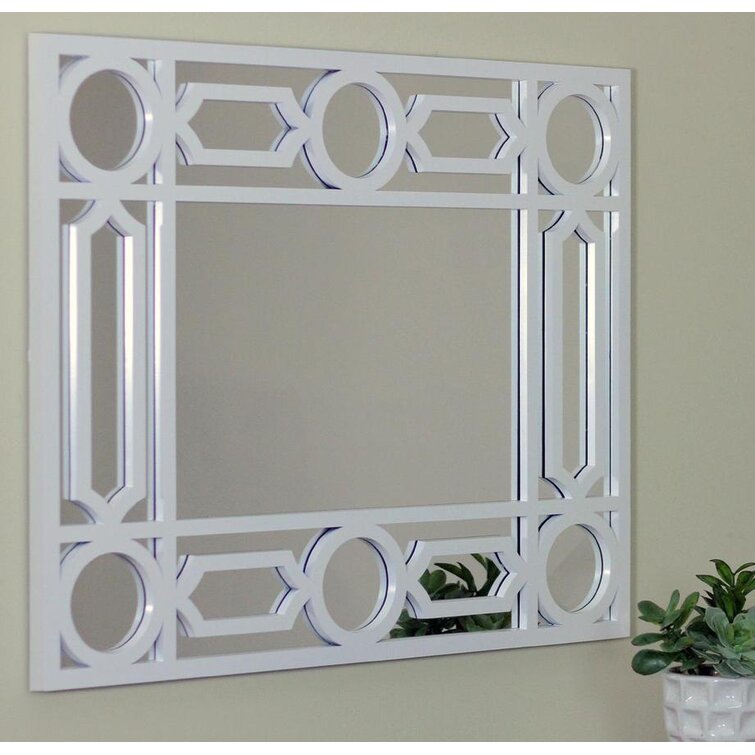 Northlight Geometric Openwork Rectangular Wall Mirror Reviews Wayfair