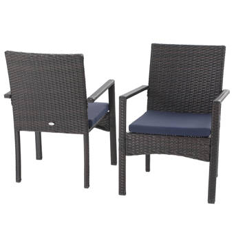 Red Barrel Studio Wegford Stacking Patio Dining Armchair Wayfair