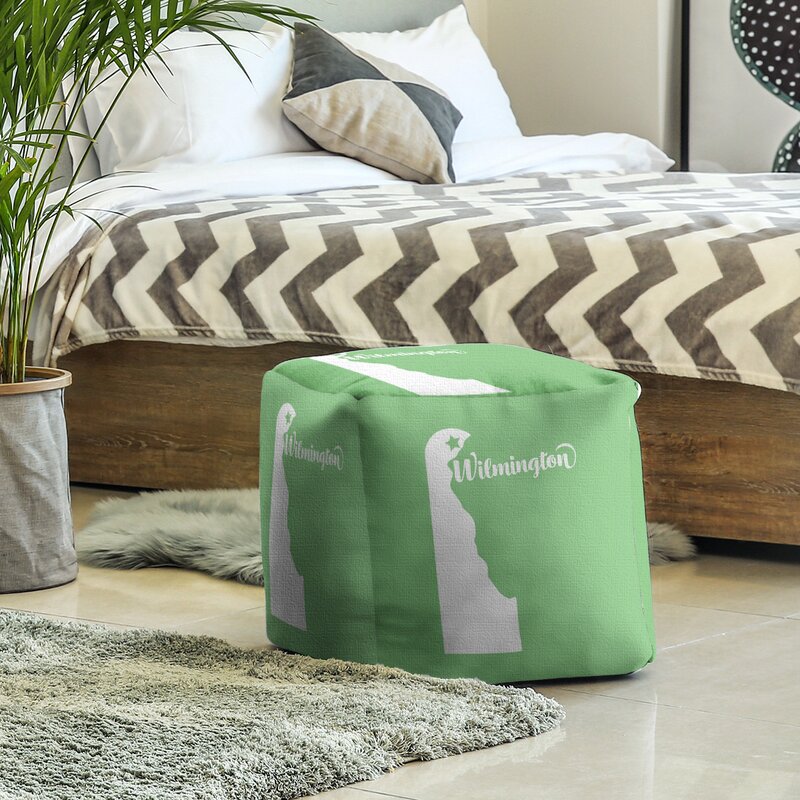 East Urban Home Wilmington Delaware Cube Ottoman Wayfair