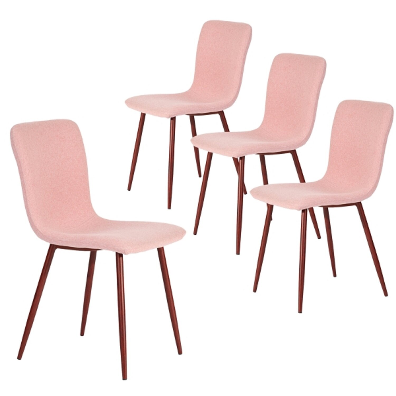 pink scandinavian chair