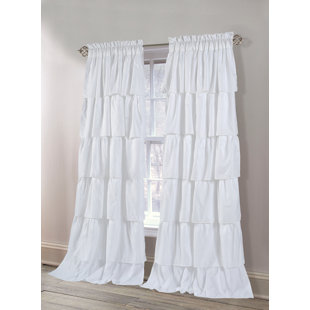 White Closet Curtains Wayfair
