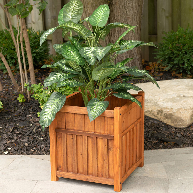 Leisure Season Decorative Planters Cypress Planter Box