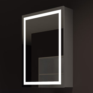 Medicine Cabinet With Lights Wayfair Harmony 24 X 32 Surface Mount Medicine Cabinet With Led Lighting