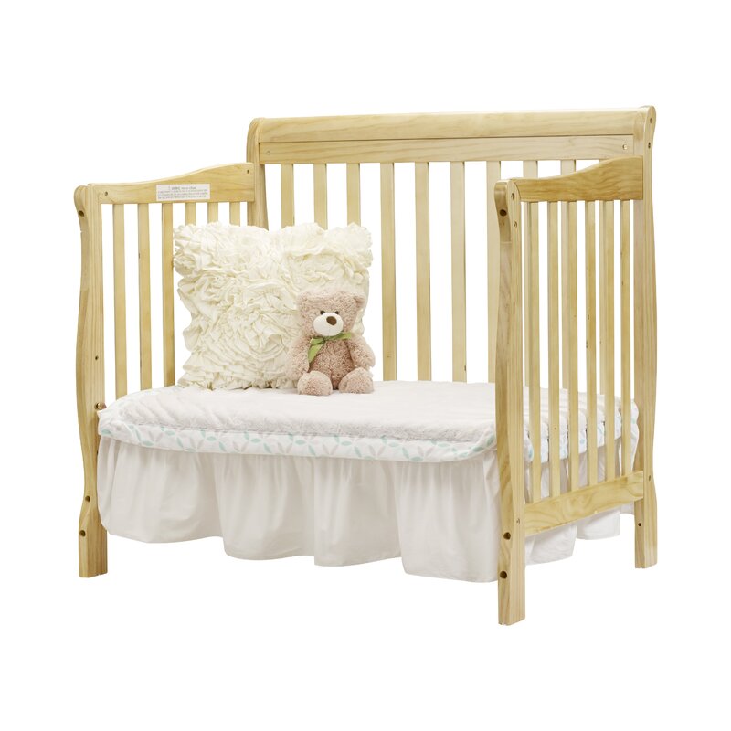 Baby Time International Kayla 4-In-1 Mini Convertible Crib ...