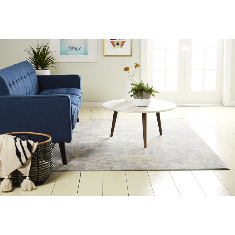 17 Stories Columbus Gray Yellow Modern Area Rug Reviews Wayfair Columbus Gray Yellow Modern Area Rug