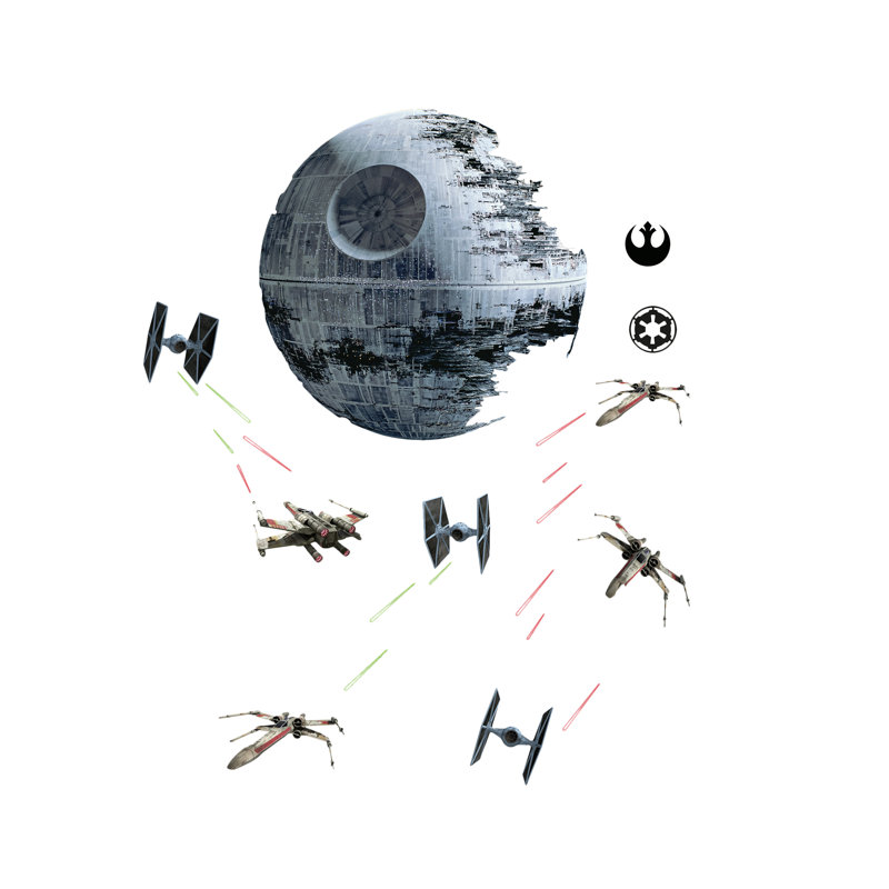 Fathead Realbig Star Wars Death Star Battle Wall Decal Reviews Wayfair