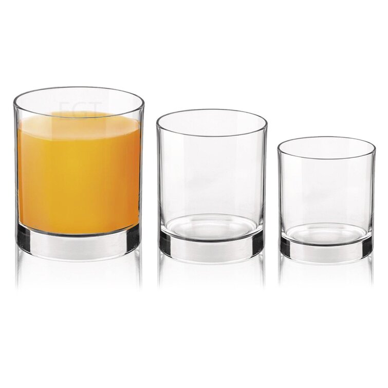 6 x Bormioli Rocco Cortina Dinner Whiskey Cocktail Tumbler Drinking Glasses Sets 