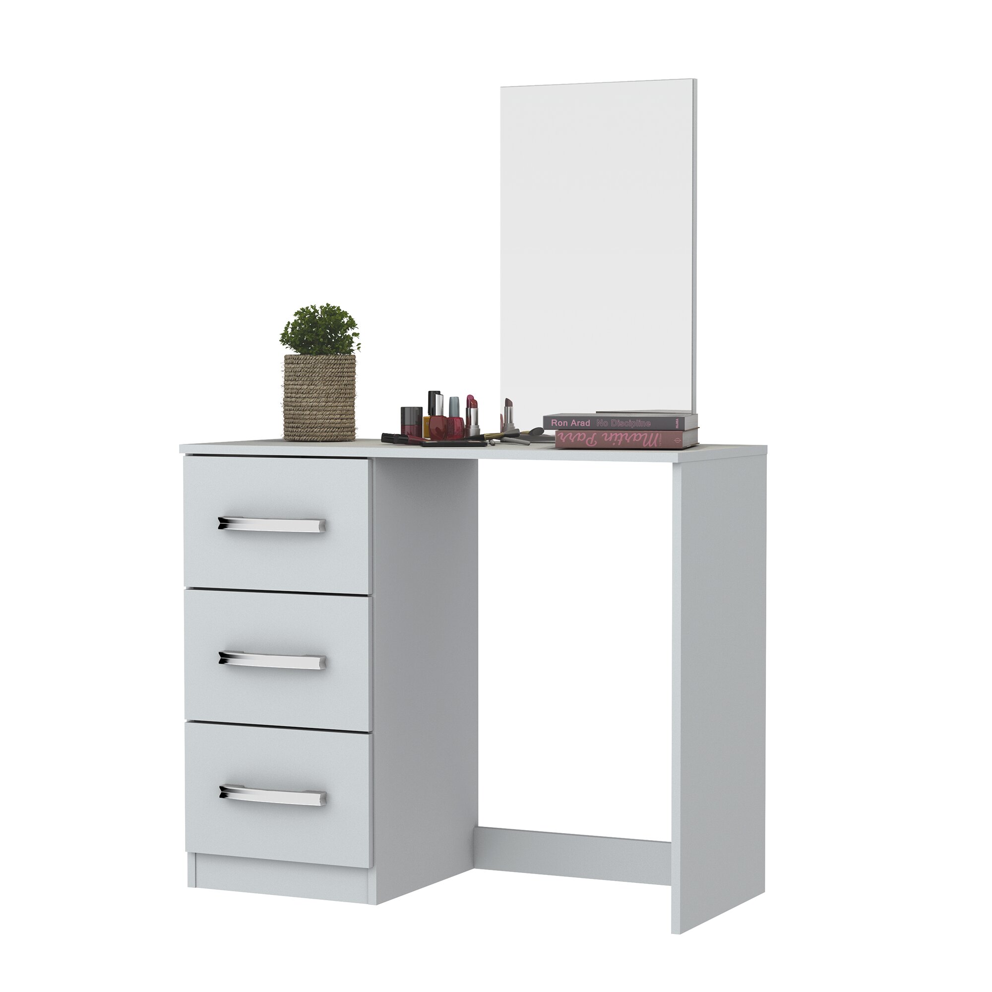 Latitude Run Saito Vanity Set With Mirror Reviews Wayfair