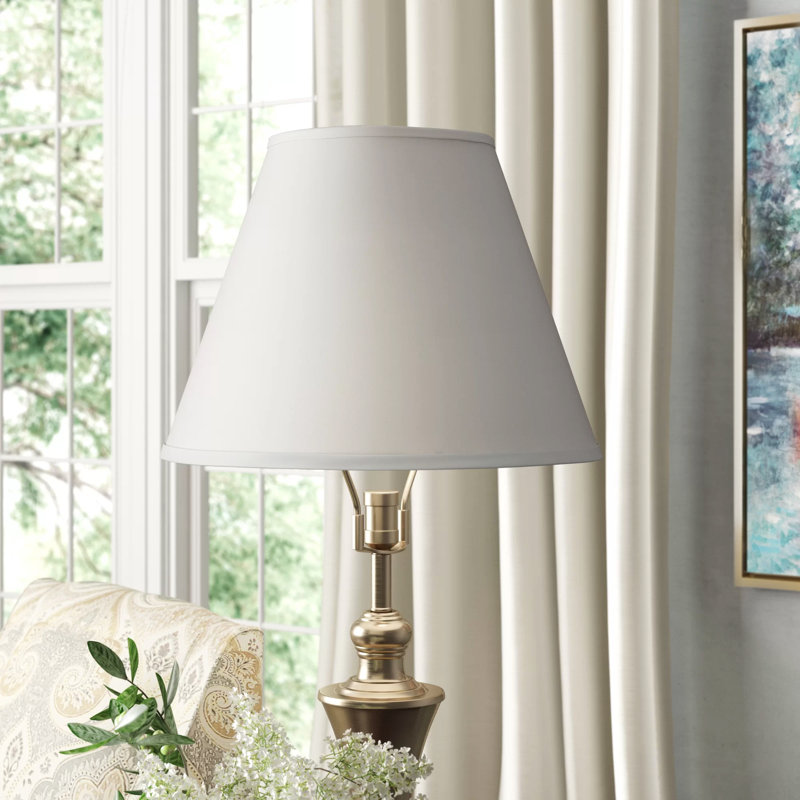 white empire lamp shade