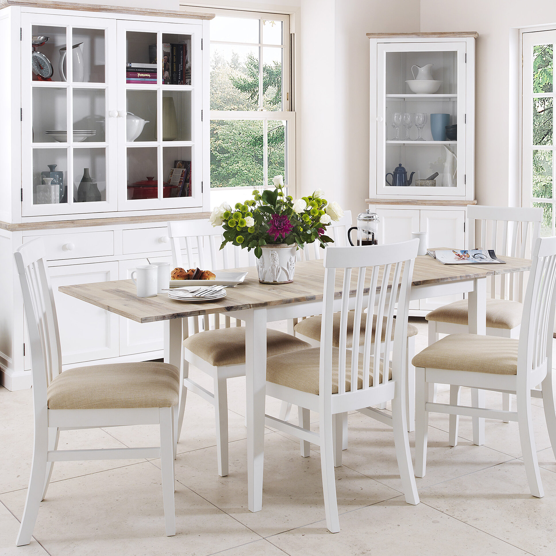 Breakwater Bay Chatham Dining Set With 6 Chairs Reviews Wayfair