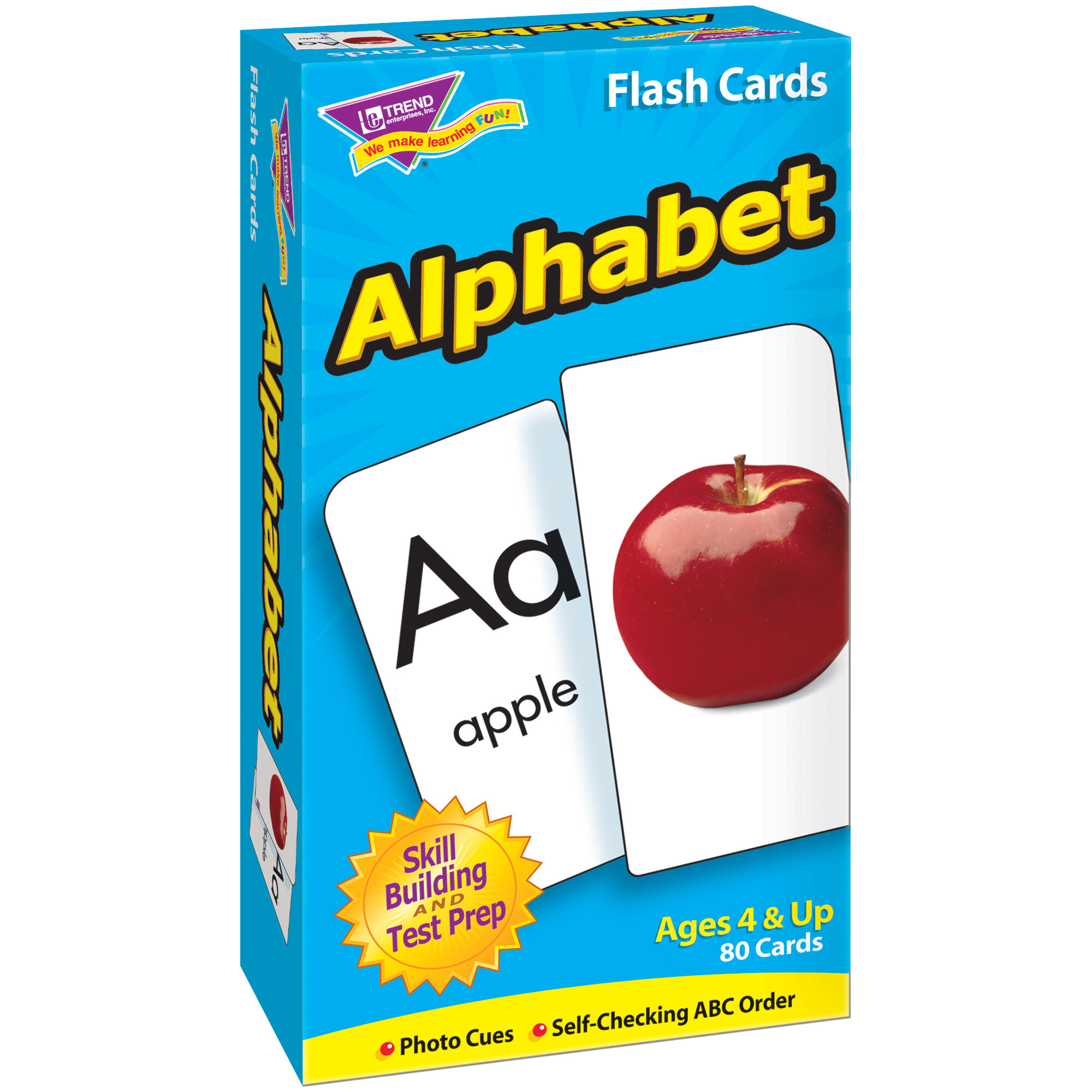 Alphabet Cards A-Z Kids Toddlers Preschool Early Learning Sen Resource 