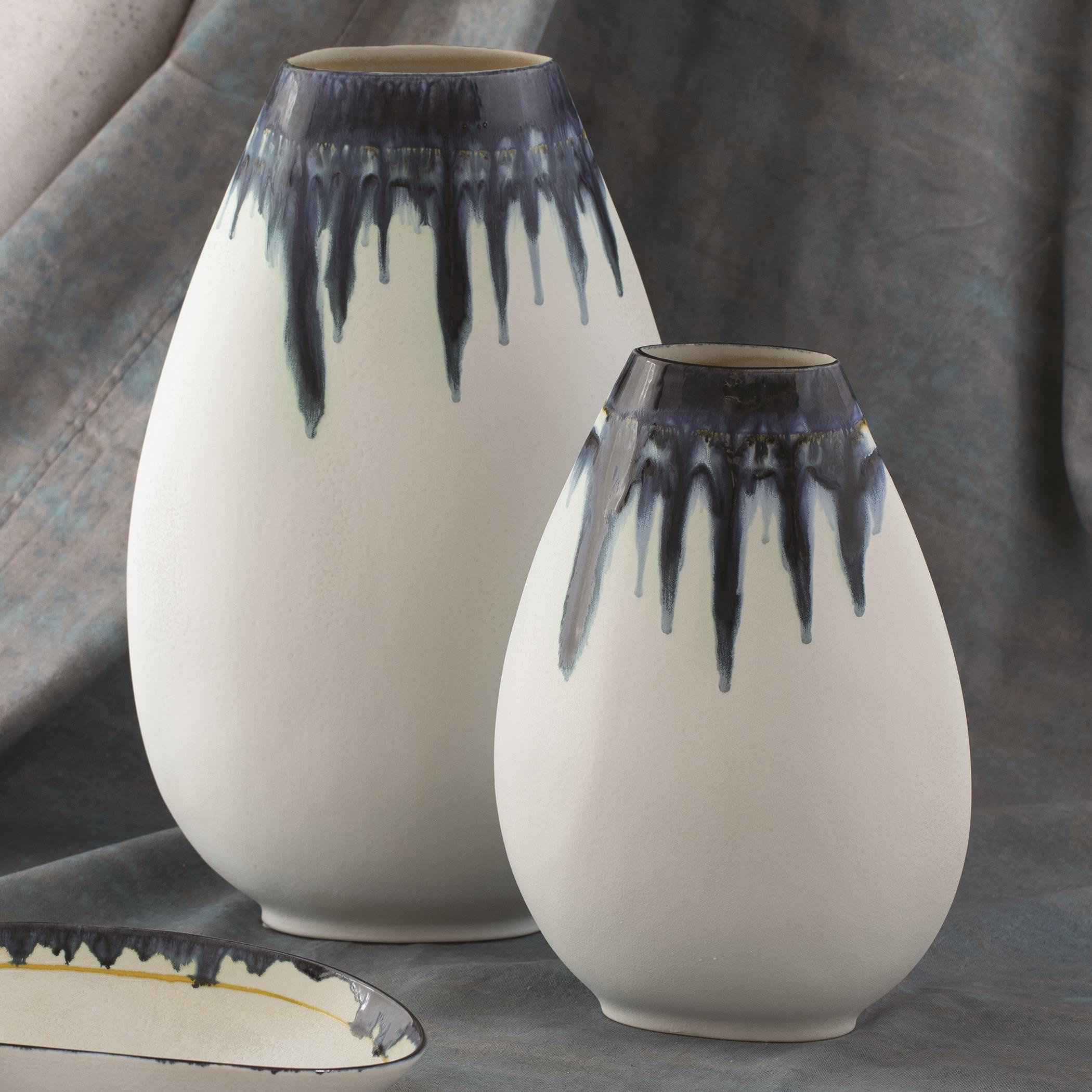 Global Views Glass Drip Large Floor Vase Wayfair