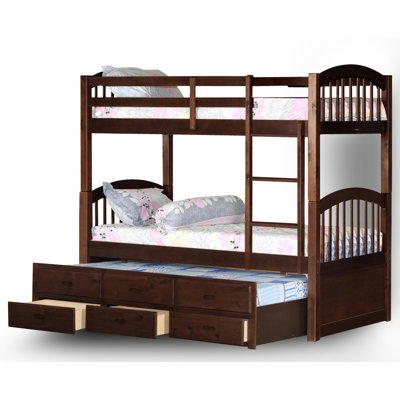 Viv Rae Kamryn Twin Over Bunk Bed With Trundle And Storage Kamryn Twin Over Bunk Bed With Trundle And Storage