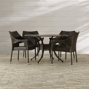 View Dingman 5 Piece Outdoor Dining Set