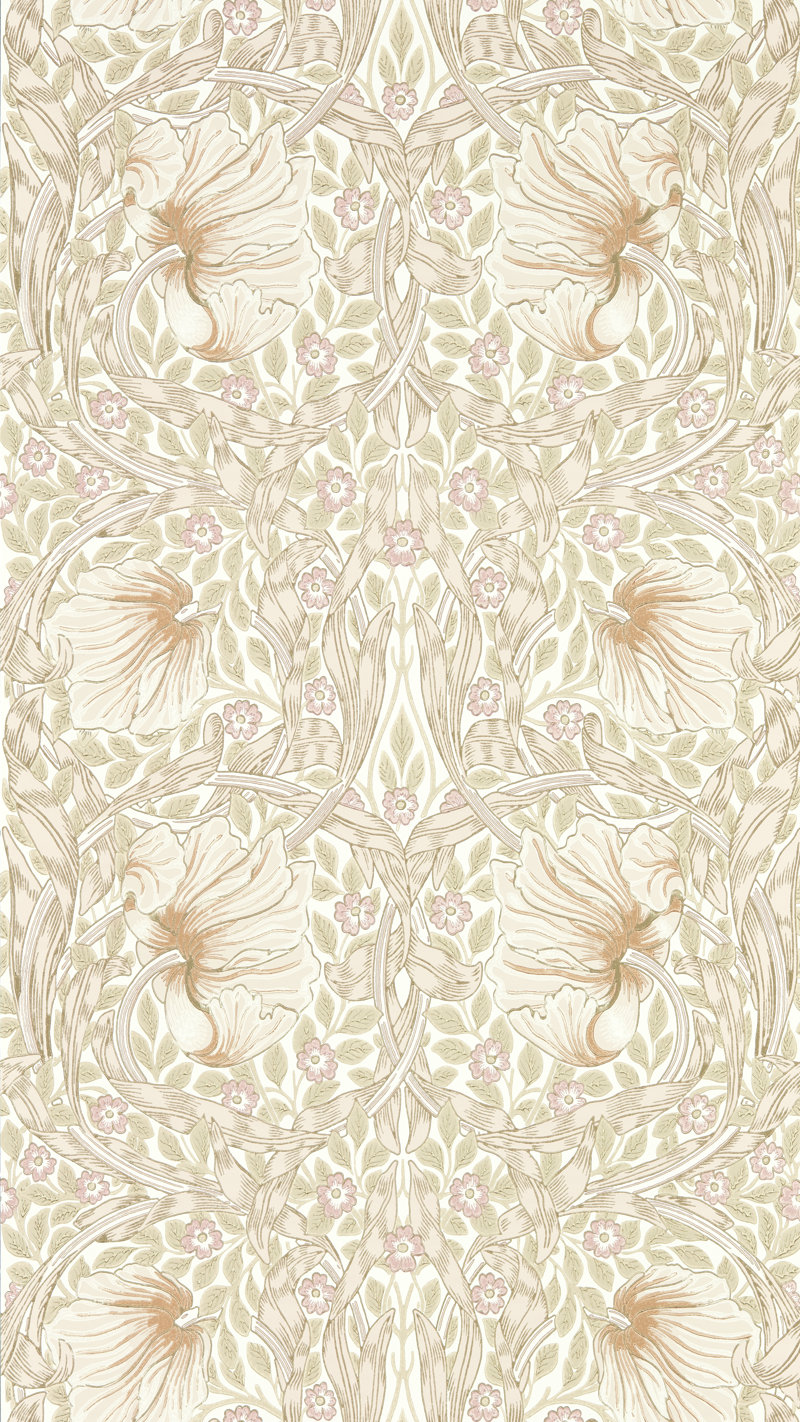 Pimpernel Wallpaper Color: Cochineal Pink