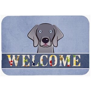 Weimaraner Welcome Kitchen/Bath Mat