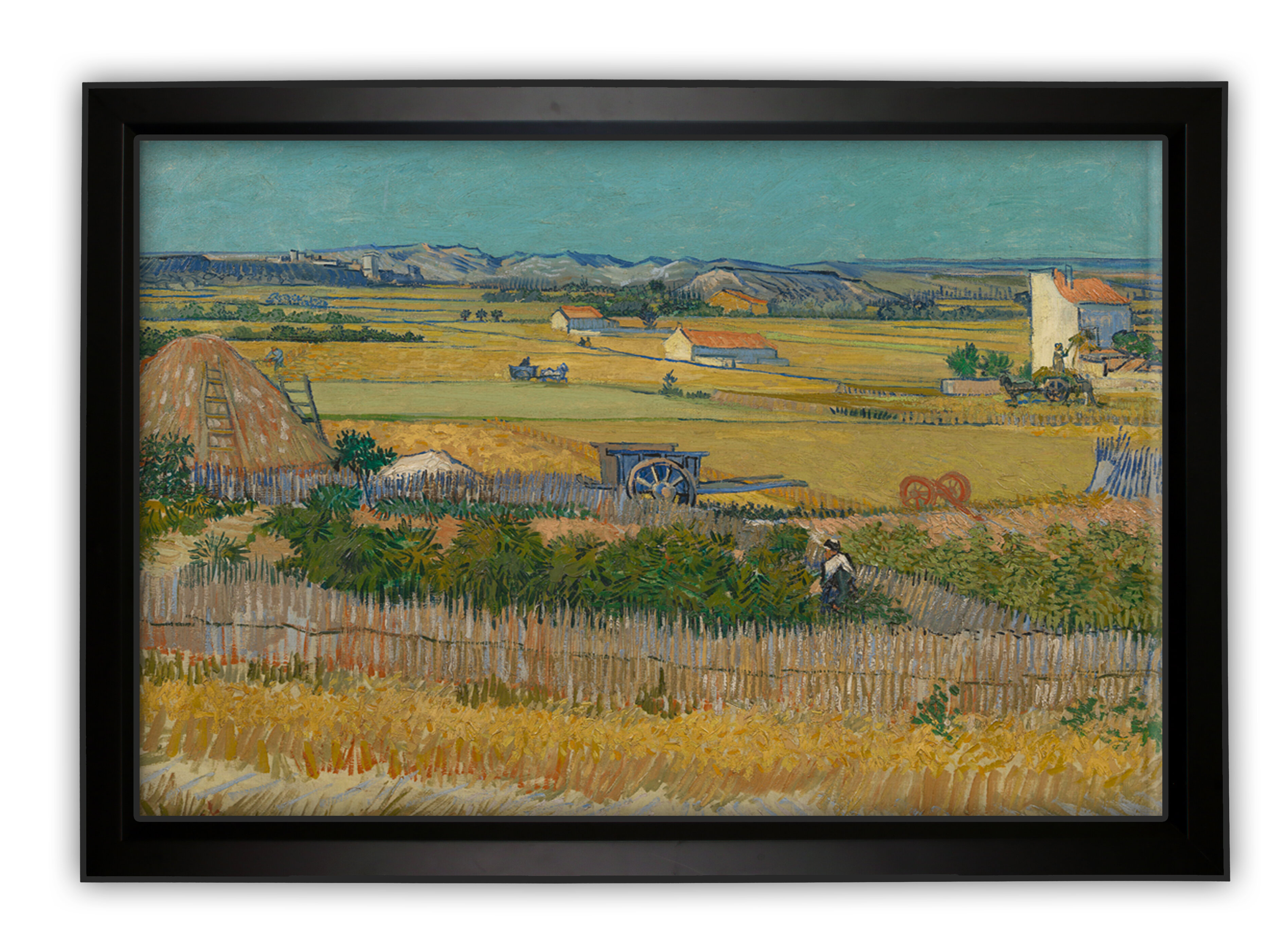 24x36 Vincent van Gogh Art Poster Harvest At La Crau 