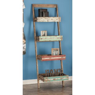 Ainsworth 70'' H x 23'' W Solid Wood Ladder Bookcase