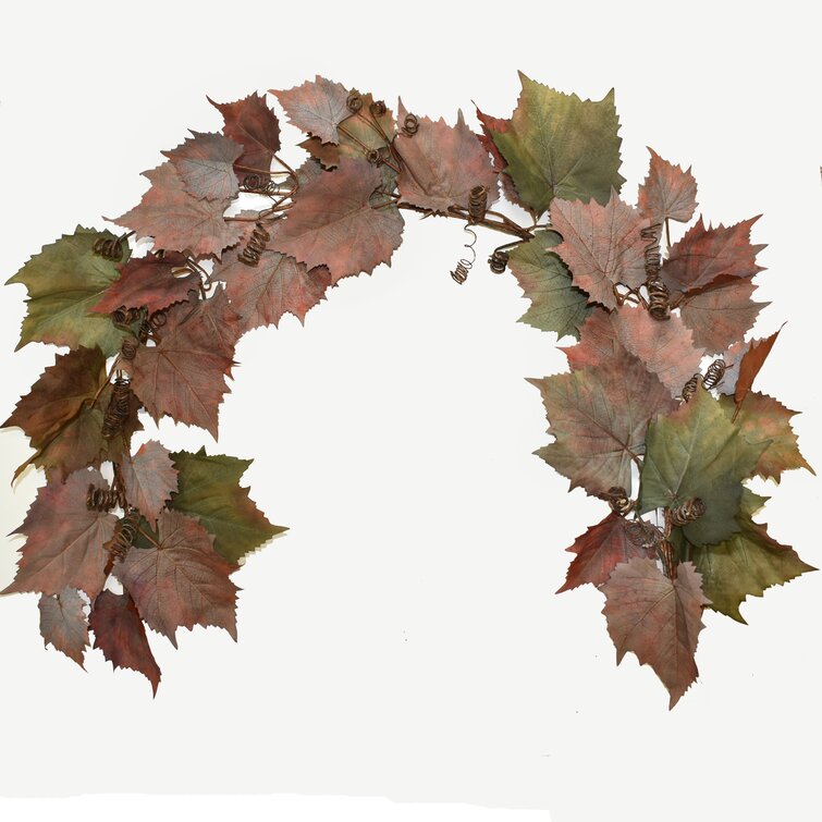Artificial Grape Leaf Garland2 Pieces