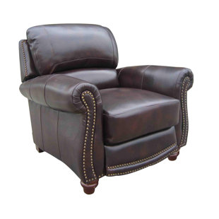 Dorcas Leather Manual Recliner by Canora Grey Discount