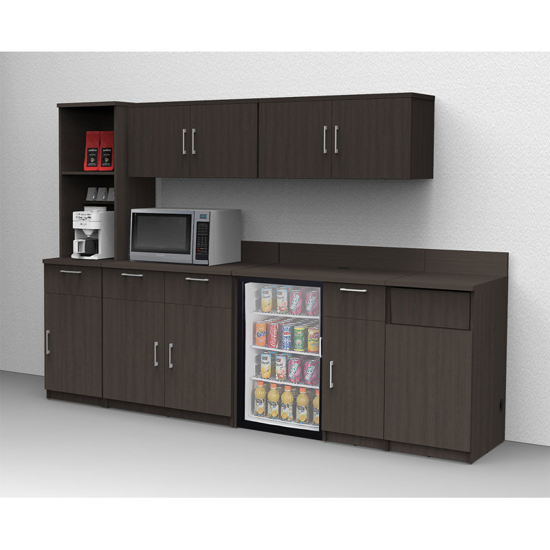 Breaktime 75 H X 108 W X 24 D Melamine Kitchen Unit Cabinet Wayfair