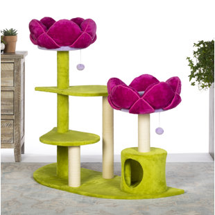 pink cat tower