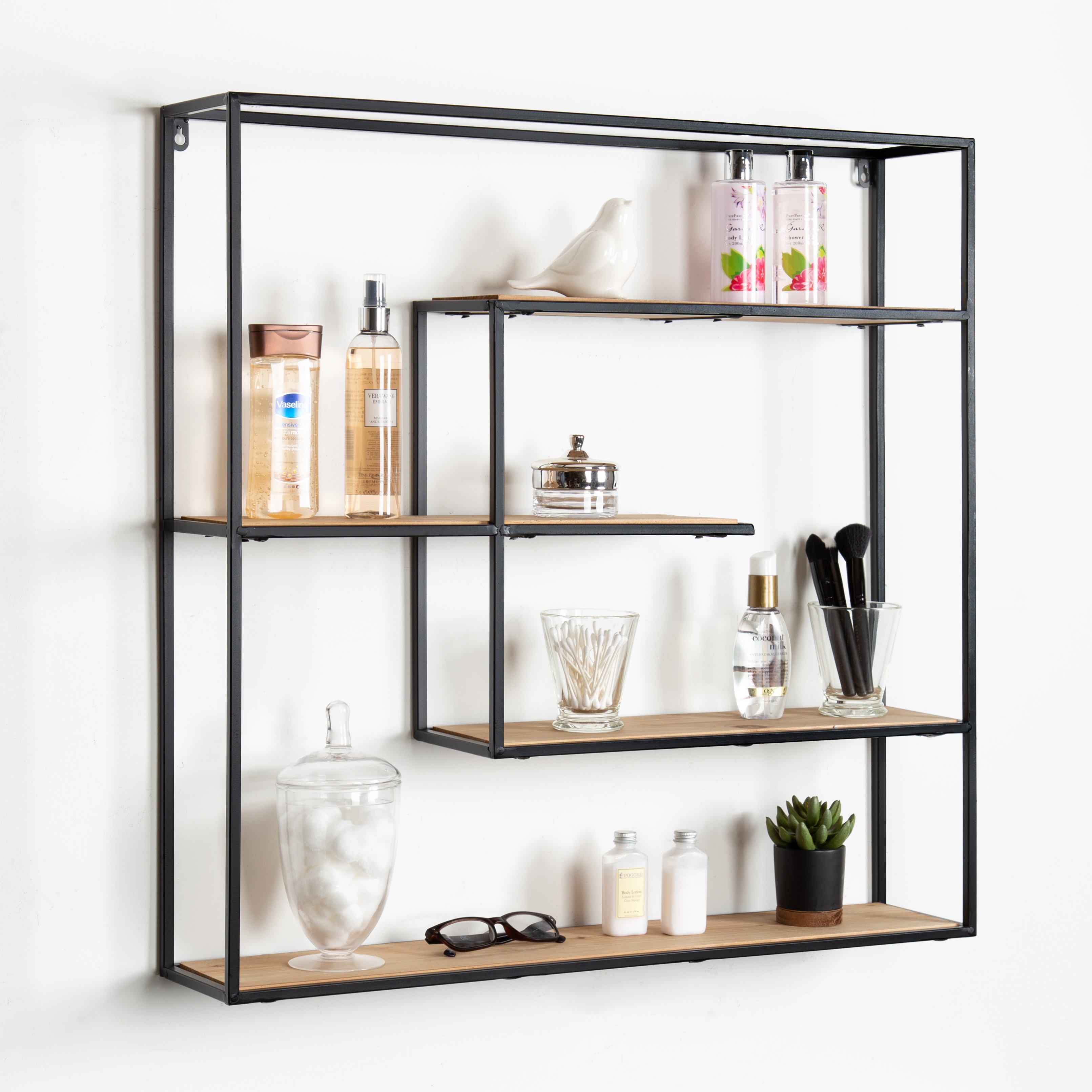 17 Stories Daxton Large Decorative Floating Shelf Reviews Daxton Large Decorative Floating Shelf