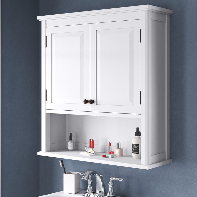 High Quality Maine Bathroom Double Door Cabinet and Shelf 