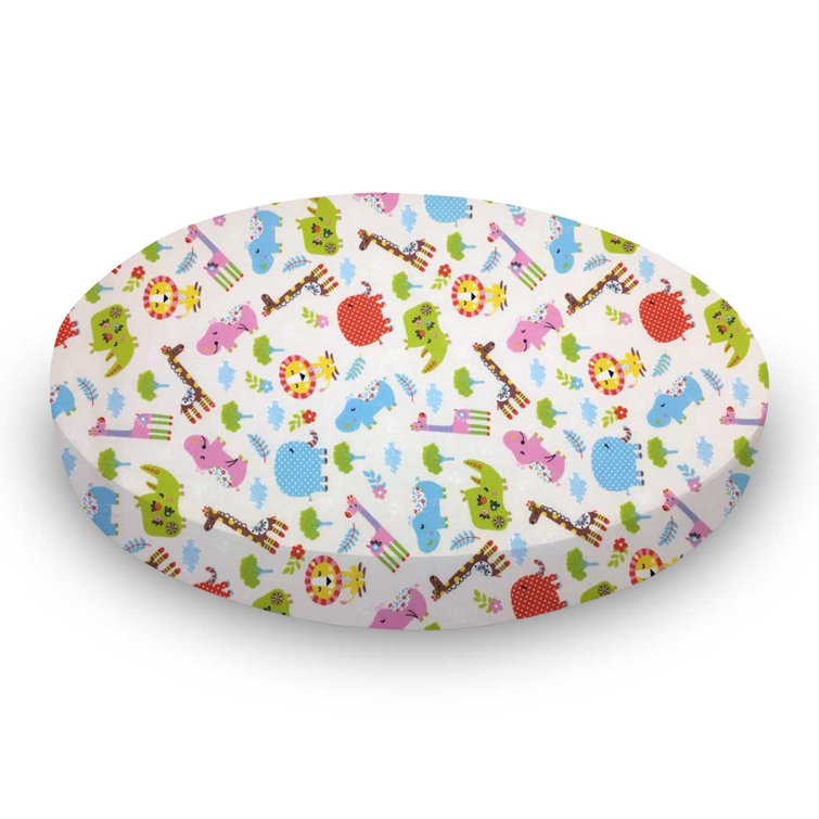 circle crib sheets