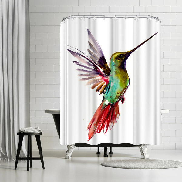East Urban Home Suren Nersisyan Hummingbird 6 Single Shower Curtain Wayfair