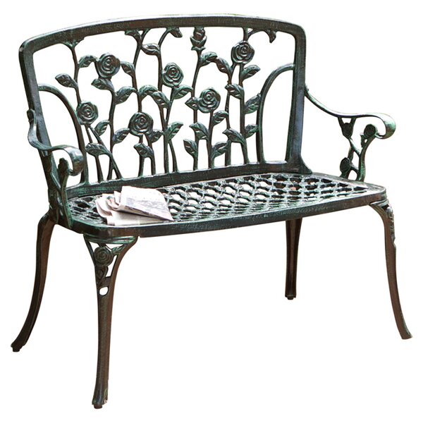 Details about   Patio Garden Bench Metal Chairs For Porch Lawn Park Balcony Outdoor Furniture 