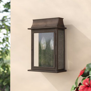 Go to store & view more images Logan 2-Light Outdoor Flush Mount by Three Posts